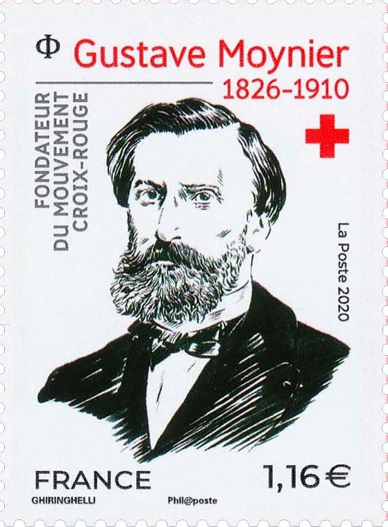 Gustave Moynier (1826-1910), fondateur de la Croix-Rouge.