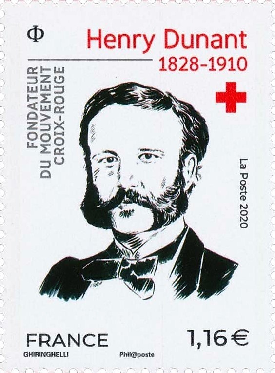 Henry Dunant (1828-1910), fondateur de la Croix-Rouge.