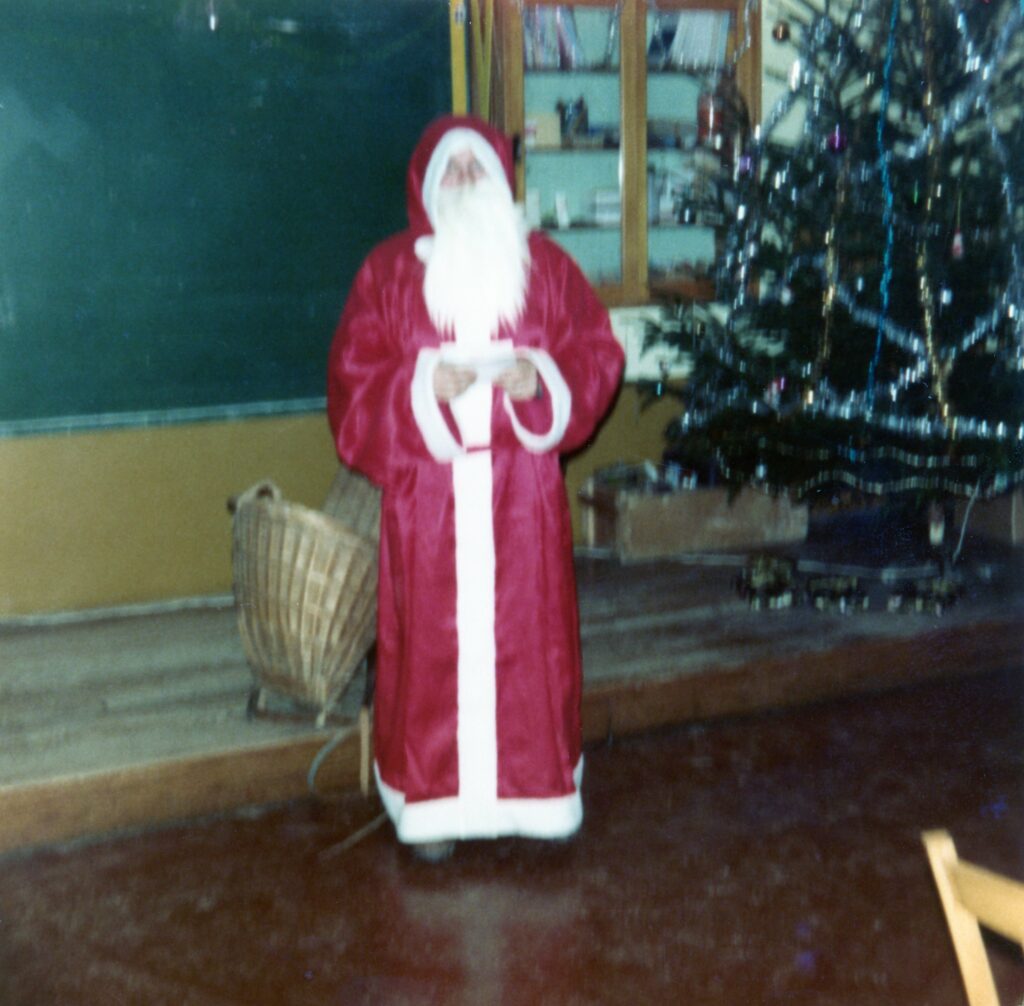 Noël 1980 à La Romagne (Ardennes).