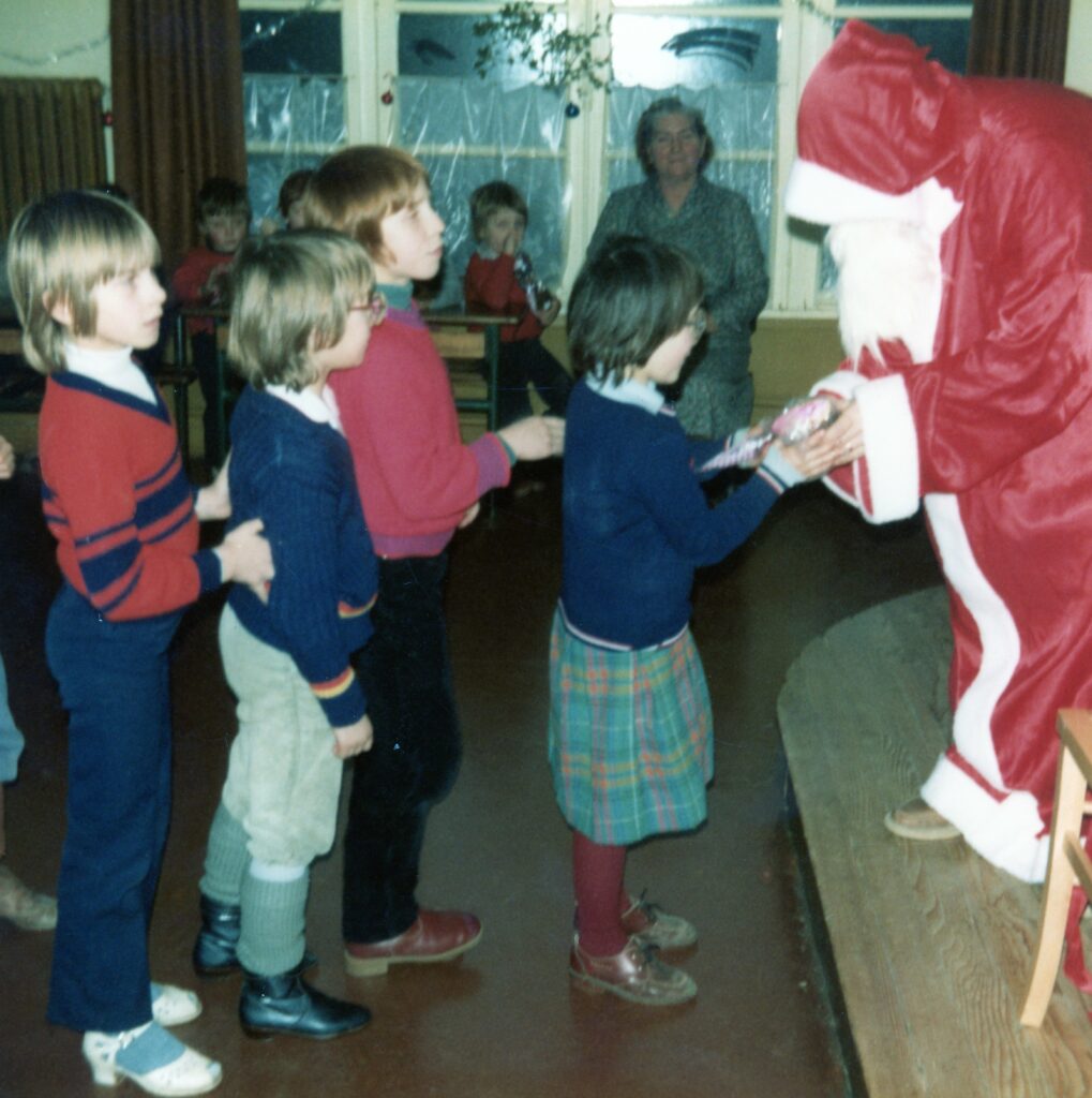 Noël 1982 à La Romagne (Ardennes).