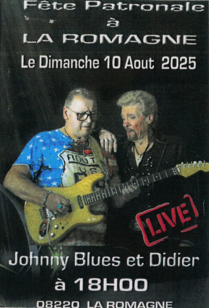 Du samedi 9 au mardi 12 août 2025 – Fête patronale de La Romagne (Ardennes).