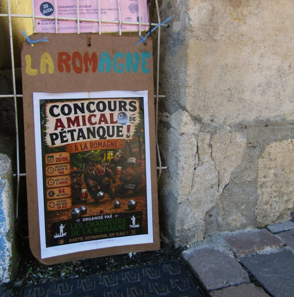 🏆 Samedi 20 juin 2026 – Concours amical de pétanque organisé par les chasseurs à La Romagne (Ardennes)