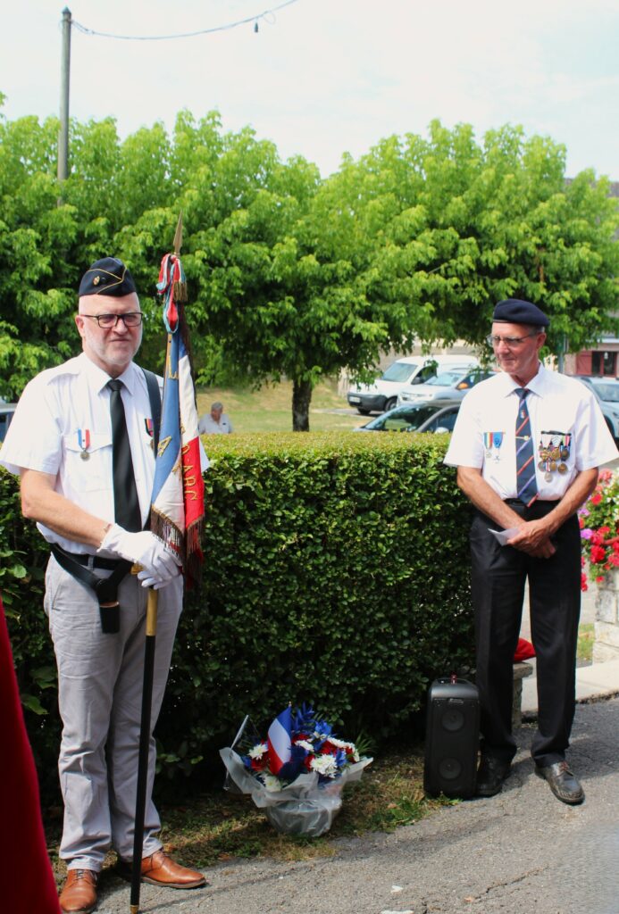 Le comité consultatif d'action civique et de mémoire de l'UNC favorise le devoir de mémoire, la formation civique et la participation des associations aux commémorations nationales et locales. Photographie en couleurs, prise de vue réalisée le mardi 14 juillet 2026. Crédits photographiques : © 2020 laromagne.info par Marie-Noëlle ESTIEZ BONHOMME.