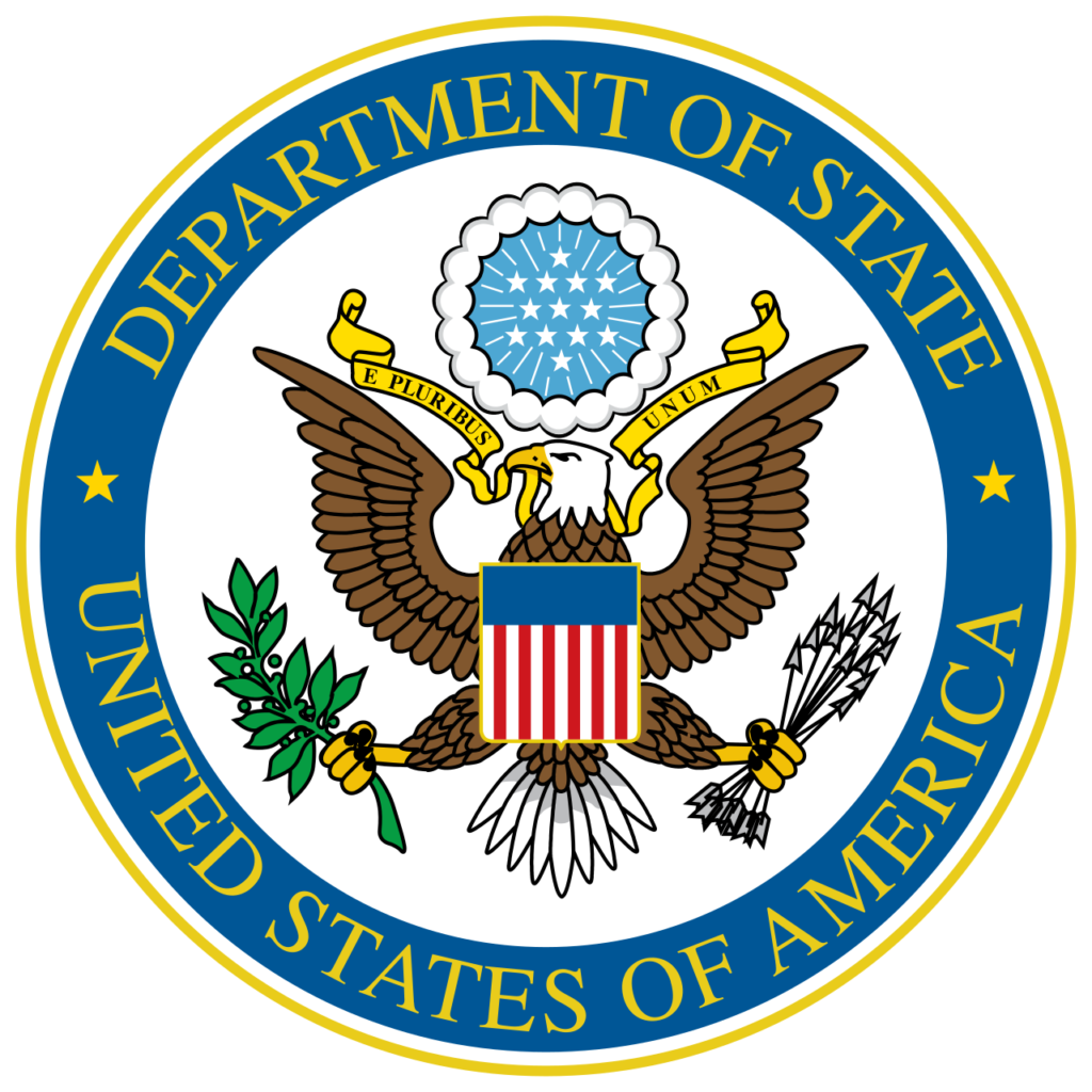 Pygargue à tête blanche sur le Grand sceau des États-Unis (Bald eagle on the Great Seal of the United States).